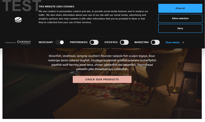 Cookiebot in Umbraco.